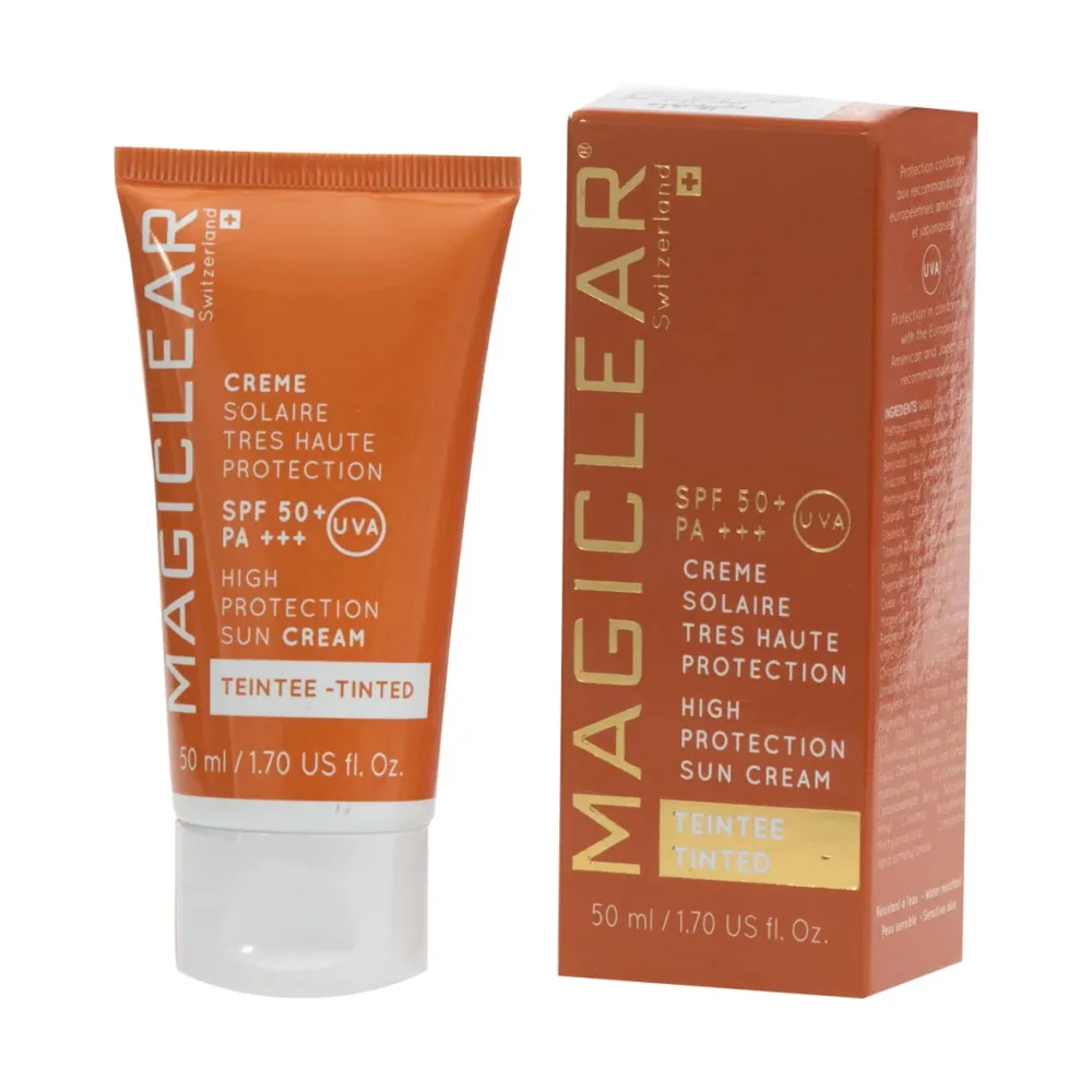 Magiclear Crème Solaire TEINTÉE SPF 50+ PA+++ – 50ml